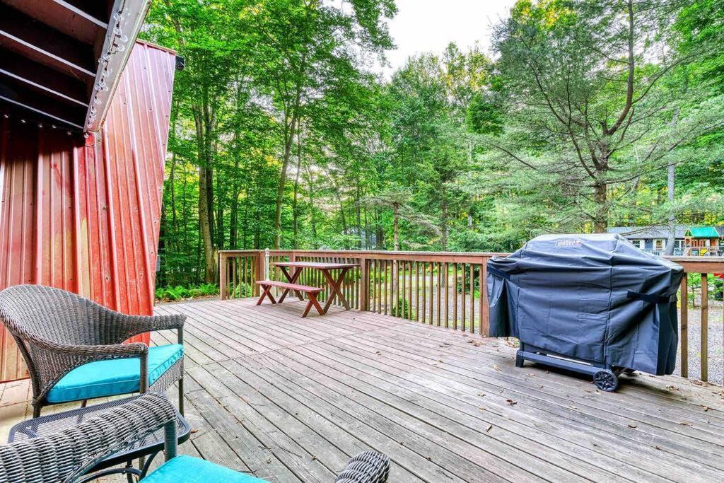 Hot Tub Fire Pit Dog Friendly * Pocono Lake